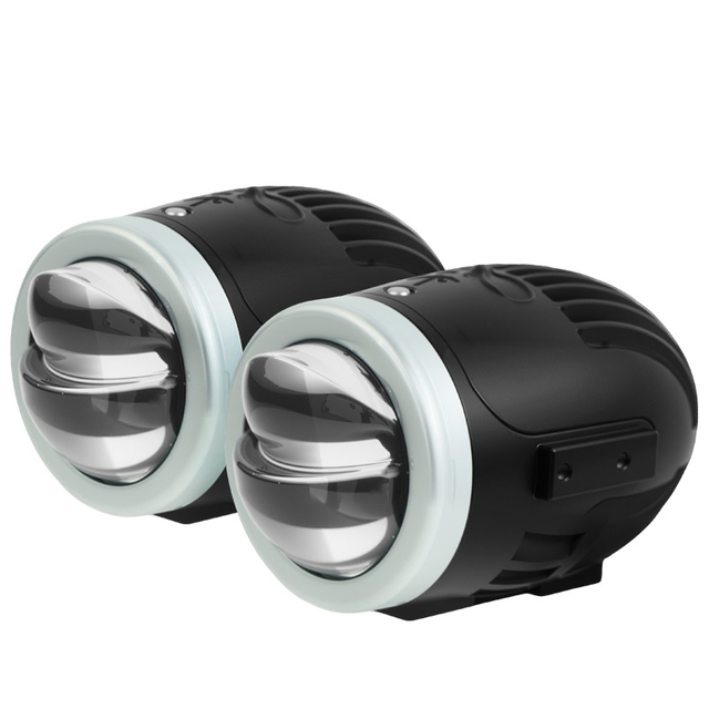 TRI COLORES IMPRESIONES DE TRI COLORES 2 pulgadas BI Proyector Fog Light Lights con control remoto