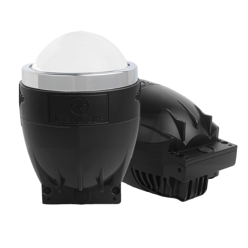 Luz LED de lente de lente LED de 3.0 pulgadas Bi con kit de modernización de faros de doble reflector
