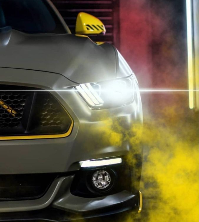 iluminación del coche