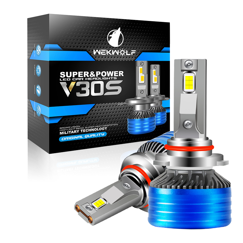 Bombillas llevadas automotrices duales modificadas para requisitos particulares de la linterna del blanco fresco 12V del tubo de cobre 120W 13000LM 6500K