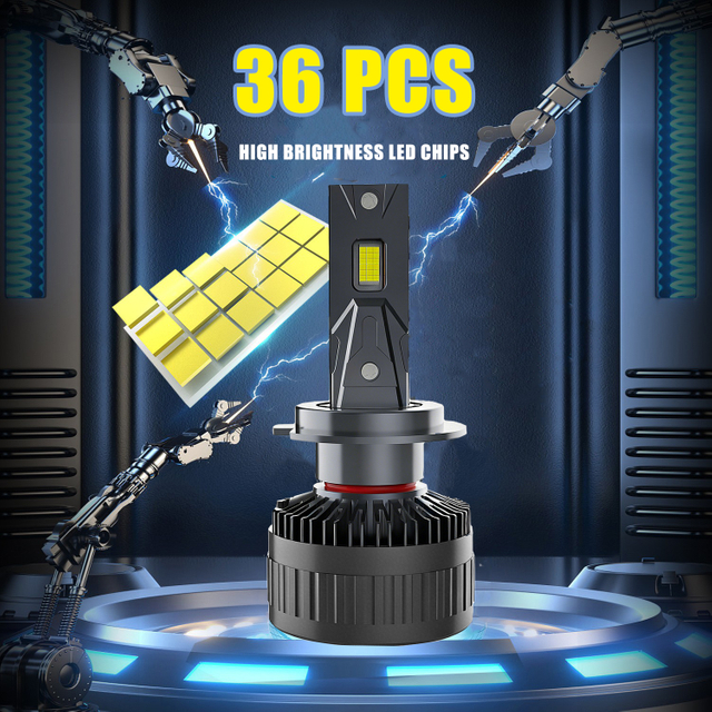 OEM ODM 130W 13000LM escogen las linternas llevadas autos del bulbo universal del faro del coche del tubo de cobre 6000K