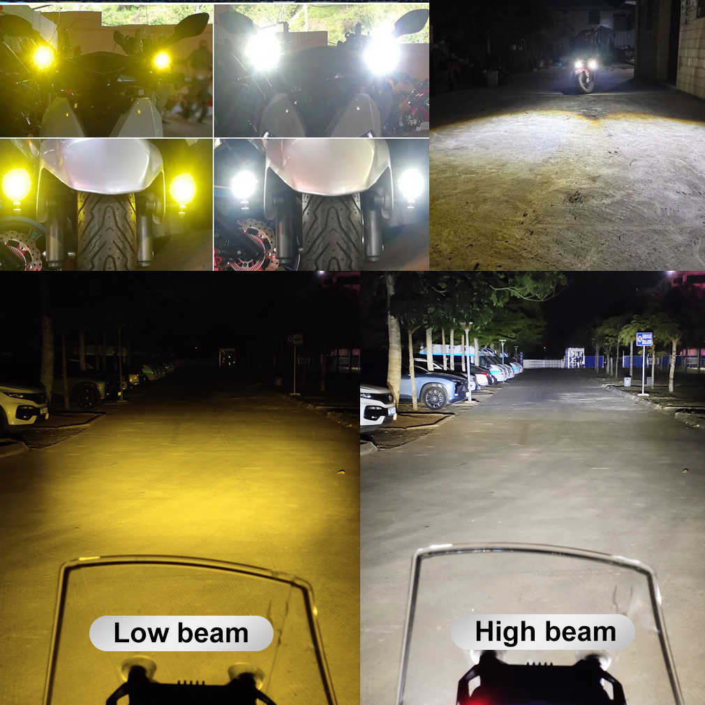 Aplicación de Spotlight LED de motocicleta
