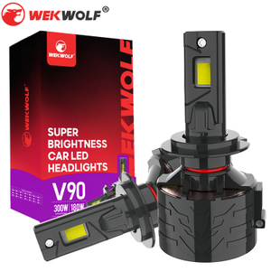 Serie V90 | Alta potencia 240W 24000LM Bombas de faros LED de automóviles H7