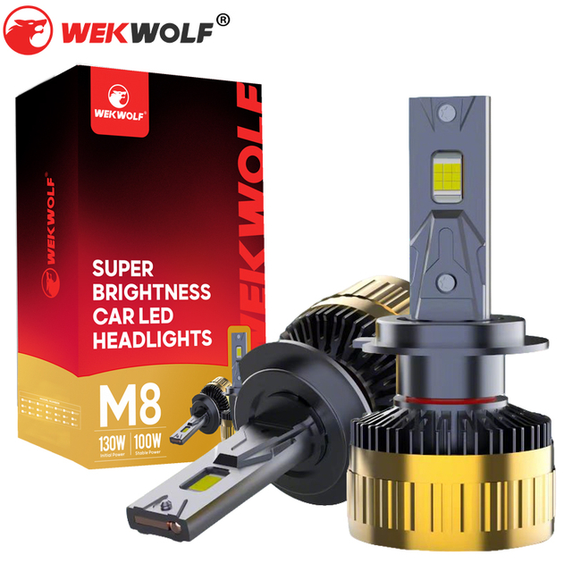 Serie M8 | 130W 13000LM LED Bombas de faros H7 H7