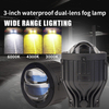 La mejor calidad de agua impermeable 116W de 3 pulgadas de lente de proyección directa de 3 pulgadas LED LED