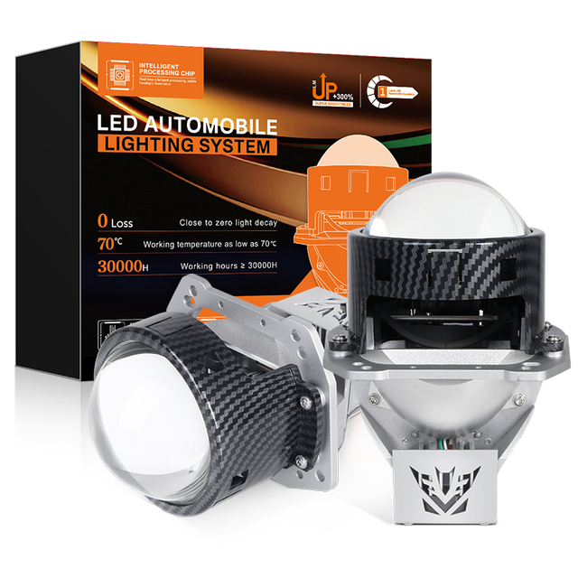 Serie T10 | Línea de corte plano Super Bright 24V 3 pulgadas 104W Viga baja 136W Viga alta Bi Proyector BI Proyector Farto LED