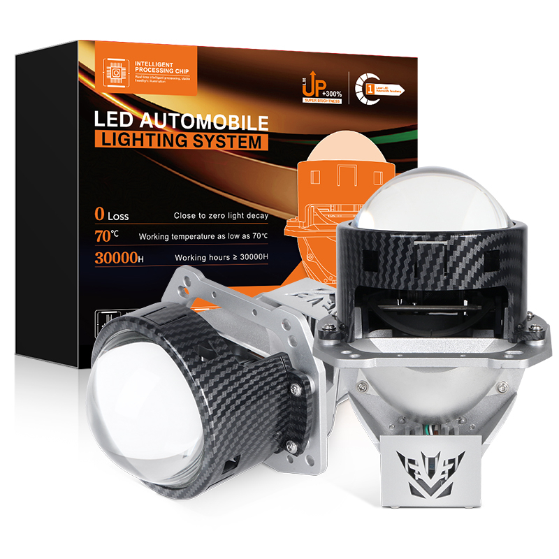 Serie T10 | Línea de corte plano Super Bright 24V 3 pulgadas 104W Viga baja 136W Viga alta Bi Proyector BI Proyector Farto LED