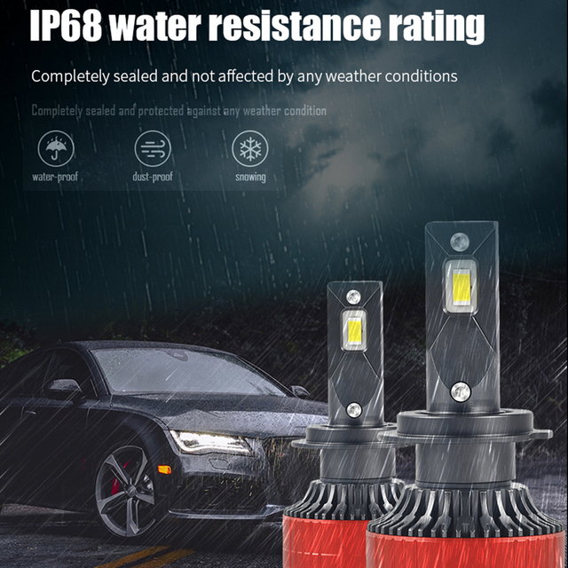 Precio de fábrica Bombilla de faro LED de alta potencia H4