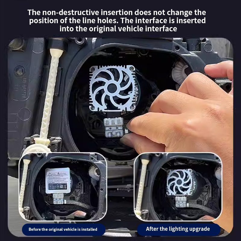 Brillo OEM 35W 10000LM 6000K Bombilla de faro LED blanco frío 1:1 D1S Bombilla HID Tamaño Bombillas de repuesto de xenón