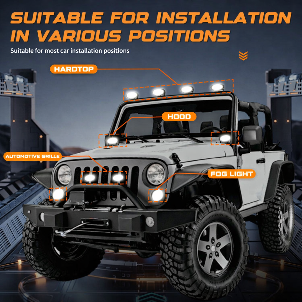 85W 3 lentes Bi Led proyector luces de parrilla de coche haz alto y bajo doble ventilador de refrigeración luces de parrilla delantera luces auxiliares para camión vehículo todoterreno SUV