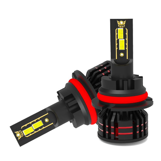 Bombillas de faros LED de coche universales personalizadas, superbrillantes, 56W, 12V, 9007