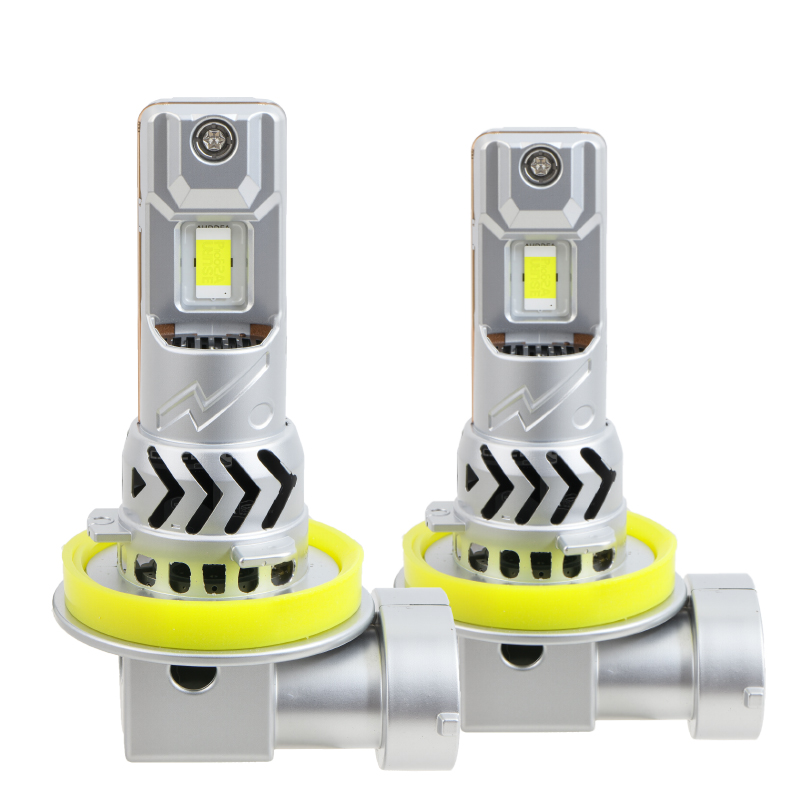Bombilla para faros delanteros de coche, todo en uno, tamaño 1:1, Plug and Play, con ventilador, CANBUS, 12V, H7, H11, 9005, 9006, repuestos de bombillas LED para coche