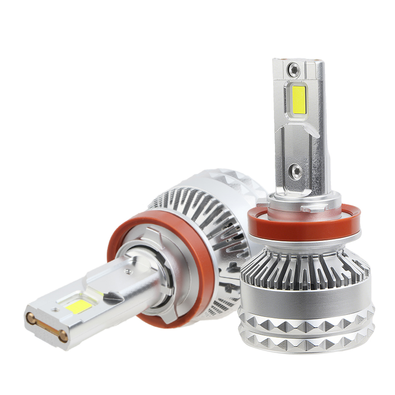 Universal de alta potencia 200W 12000LM doble tubo de cobre 6000K H4 H7 H11 9005 9006 bombillas de faros LED automotrices 