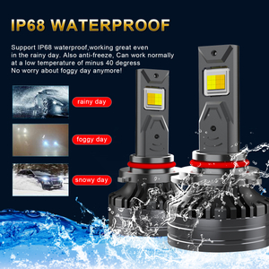 Serie V60 Tricolor | Super Bright 220W 22000LM Bombas de faros LED de automóviles múltiples