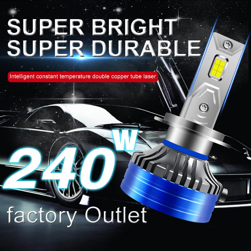 Apariencia novedosa Super Bright 240W 24000LM LED CAR SEARL V60 H4