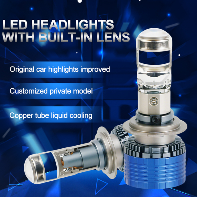 Serie T81 | 84W 8400LM Mini Proyector Lente Auto LED Bombas