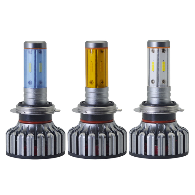 Modelo privado explosivo Los faros de color triple v18 H7