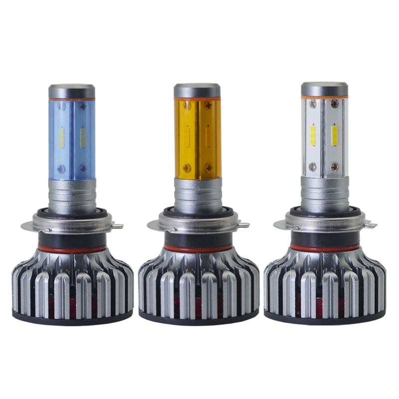 Modelo privado explosivo Los faros de color triple v18 H7