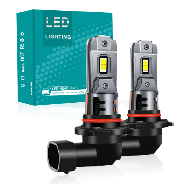 Gran oferta Mini inalámbrico 48W 360 grados 1:1 Plug and Play faros automáticos 9005 4800LM bombillas LED para faros delanteros de coche 