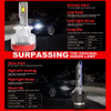 Serie D | Tres tubos de cobre Bombillas de faros LED para automóvil Canbus Serie D 180W 18000LM Bombilla de faro LED Reemplace el kit de conversión HID Xenon D1S D2S D3S D4S